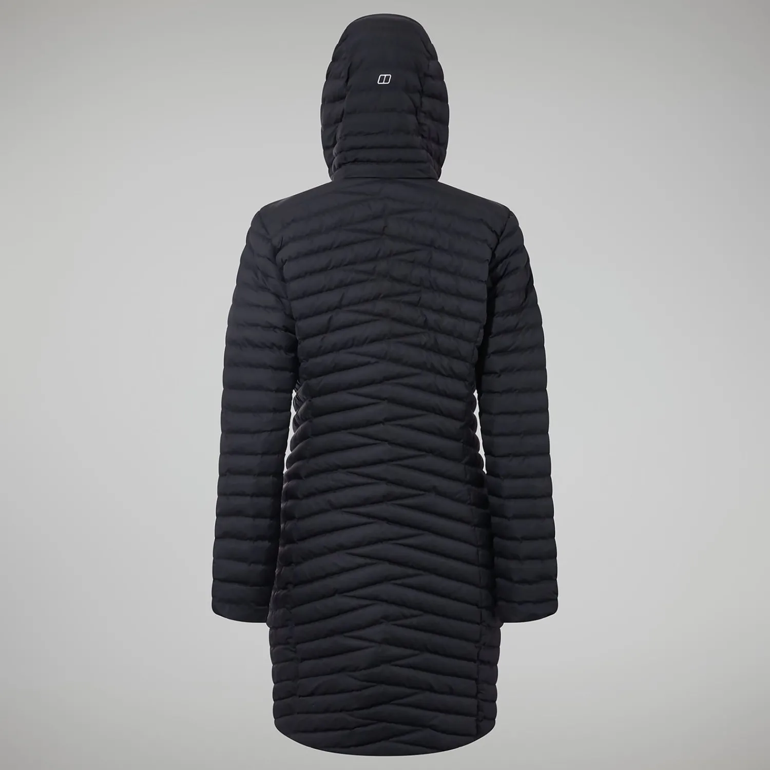 Berghaus Nula Micro Long Jacken für Damen - Schwarz-Damen Isolierend | Lightweight