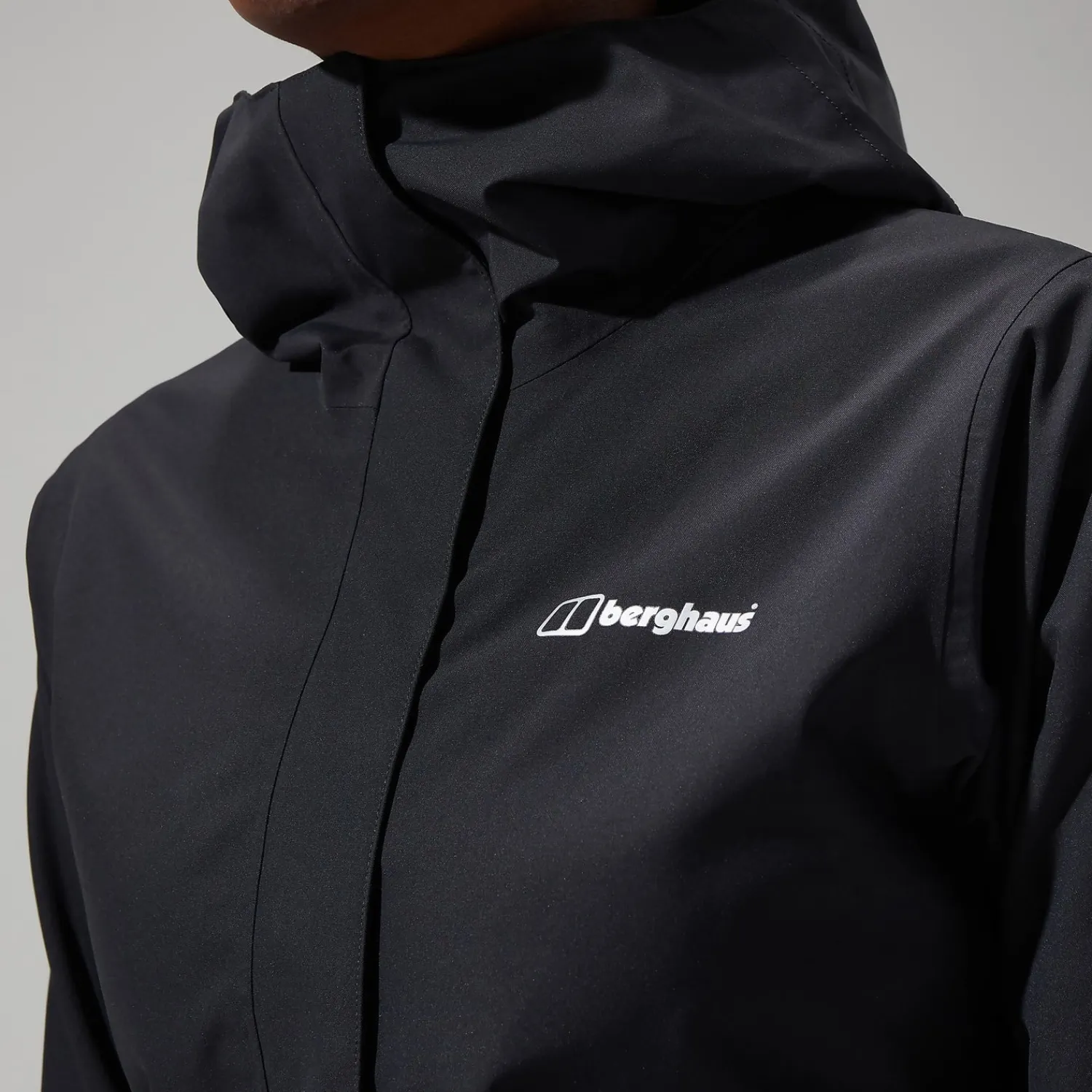 Berghaus Omeara Lange Jacken für Damen - Schwarz-Damen Wasserdicht