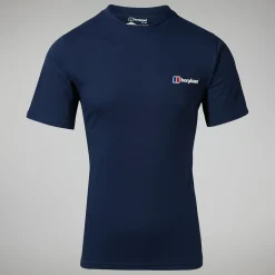 Berghaus Organic Classic Logo T-Shirt für Herren - Dunkelblau-Herren T-shirts