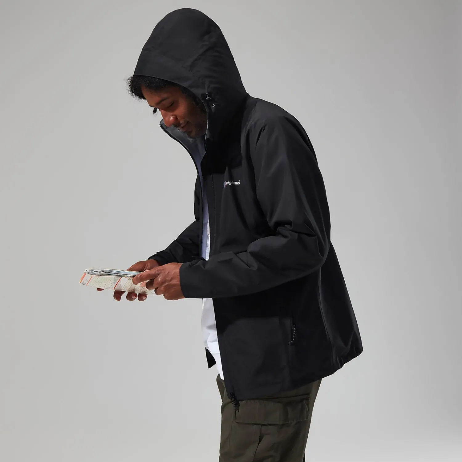 Berghaus Paclite 2.0 Jacken für Herren - Schwarz-Herren Wasserdicht | Herren Leichte