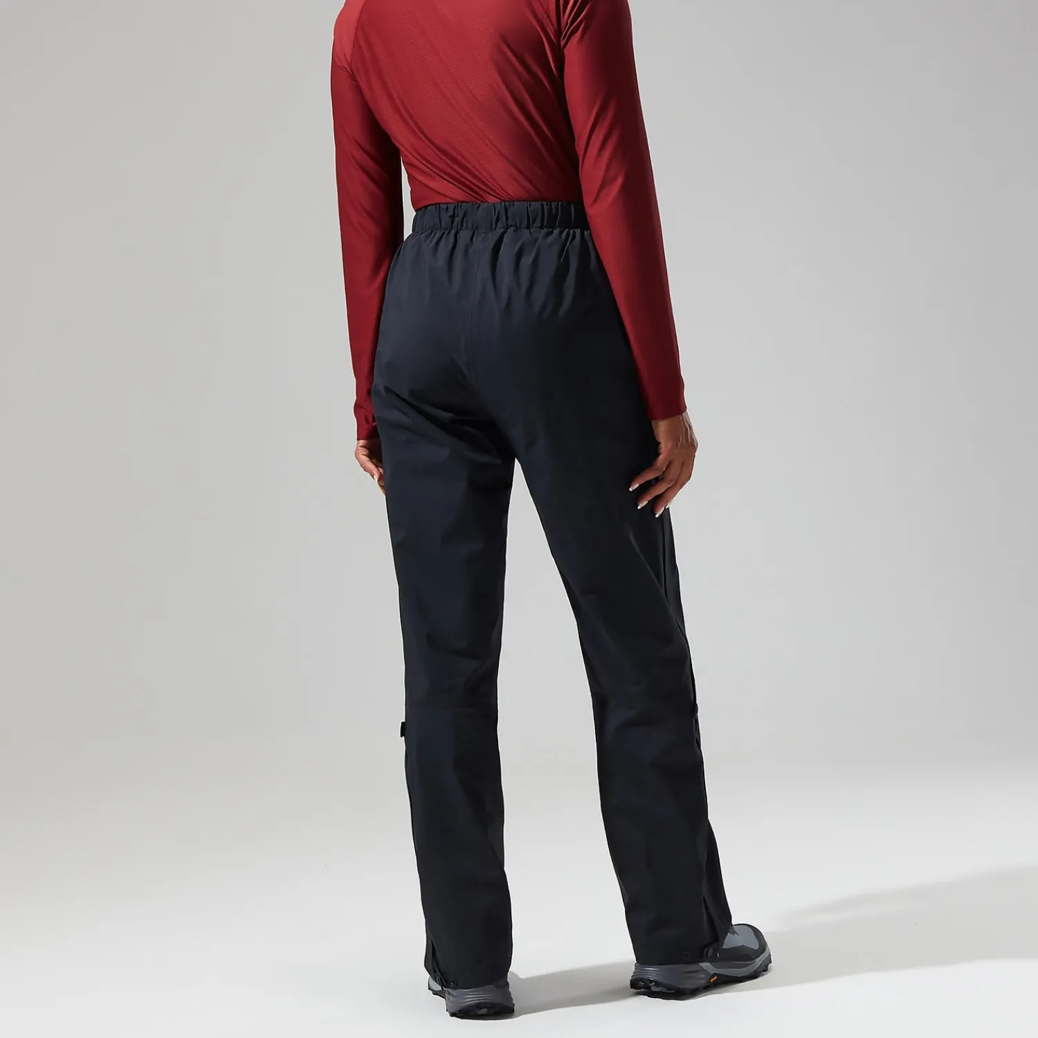 Berghaus Paclite Hose für Damen - Schwarz-Damen Überhosen | Lange Hosen