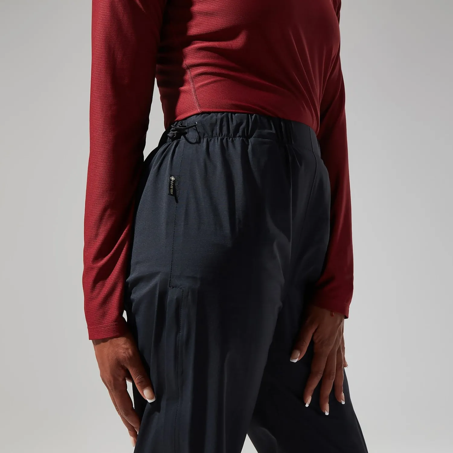 Berghaus Paclite Hose für Damen - Schwarz-Damen Überhosen | Lange Hosen
