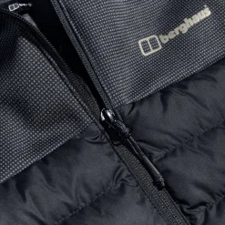 Berghaus Pravitale Hybrid Jacken für Herren - Schwarz/Grau-Herren Isolierend | Herren Leichte