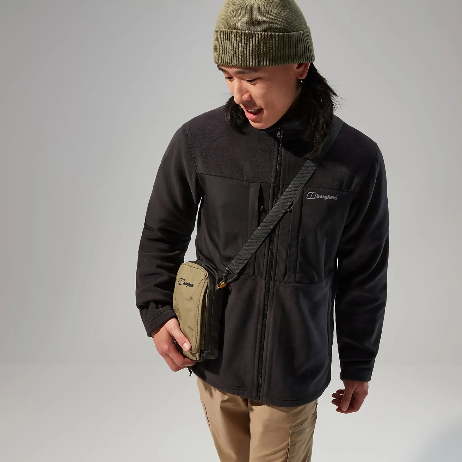 Berghaus PrisGuide IA Jacke für Herren - Schwarz-Herren Fleece