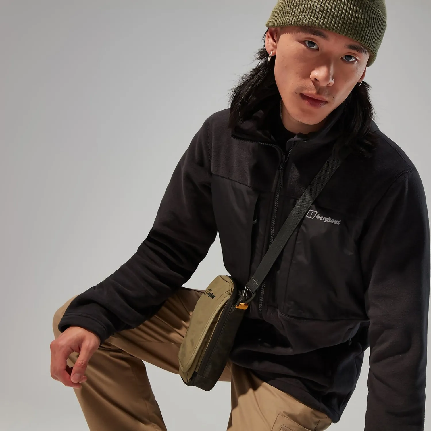 Berghaus PrisGuide IA Jacke für Herren - Schwarz-Herren Fleece