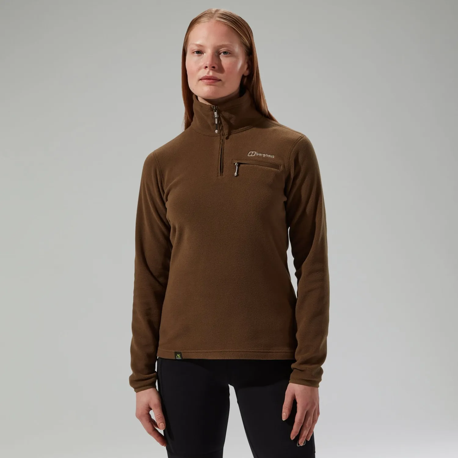 Berghaus Prism 2.0 Micro Half Zip Fleece für Damen - Braun-Damen Fleece