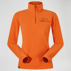 Berghaus Prism 2.0 Micro Half Zip Fleece für Damen - Orange-Damen Fleece