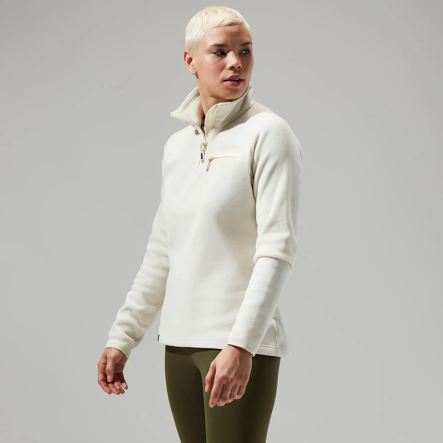 Berghaus Prism 2.0 Micro Half Zip Fleece für Damen - Naturfarben-Damen Fleece