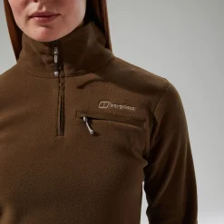 Berghaus Prism 2.0 Micro Half Zip Fleece für Damen - Braun-Damen Fleece
