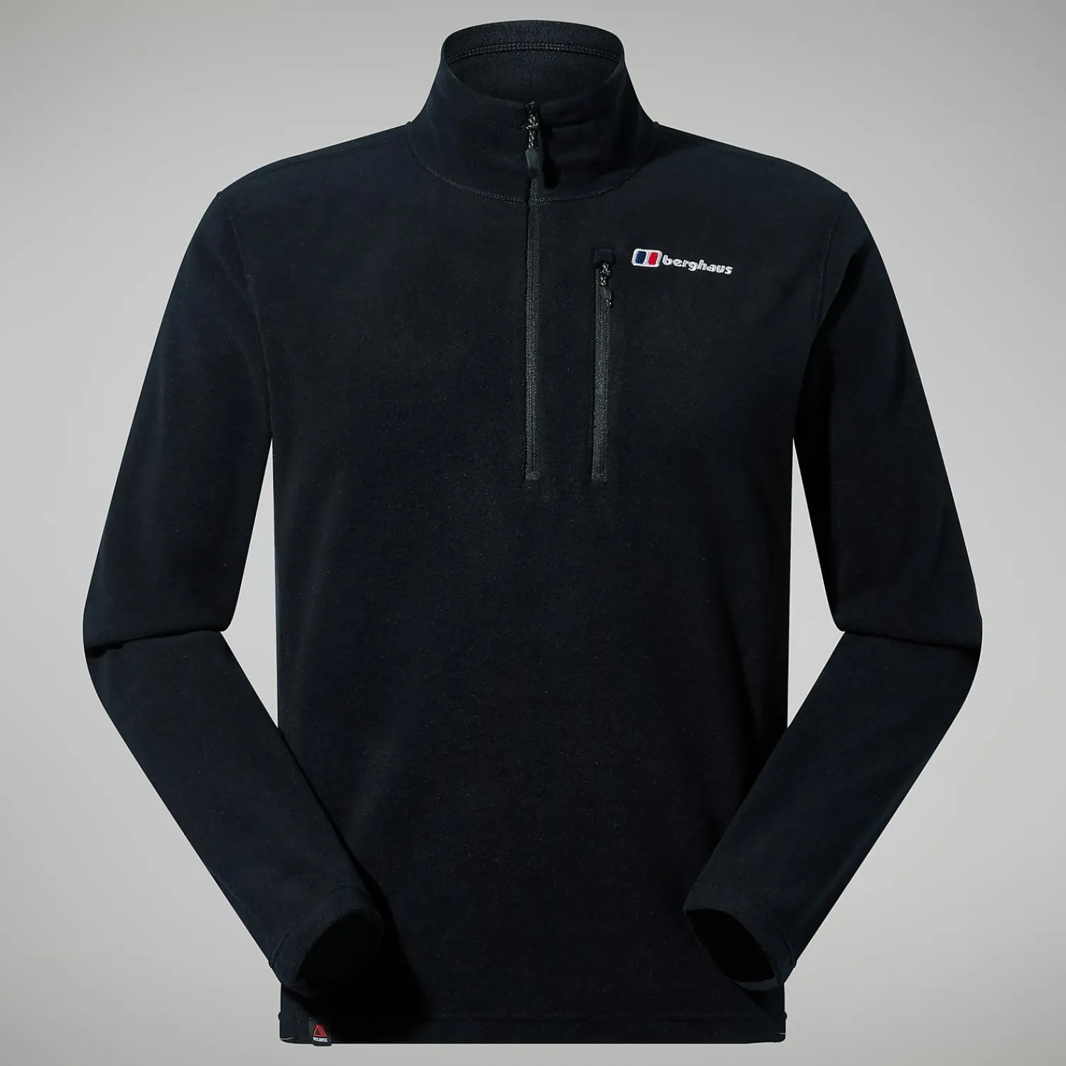 Berghaus Prism Micro Polartec Half Zip Fleece für Herren - Schwarz-Herren Fleece