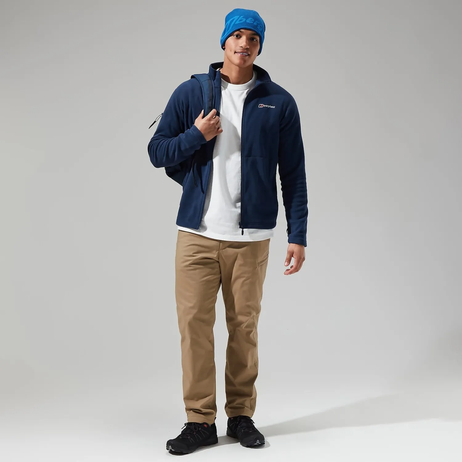 Berghaus Prism Micro Polartec InterActive Jacken für Herren - Dunkelblau-Herren Fleece