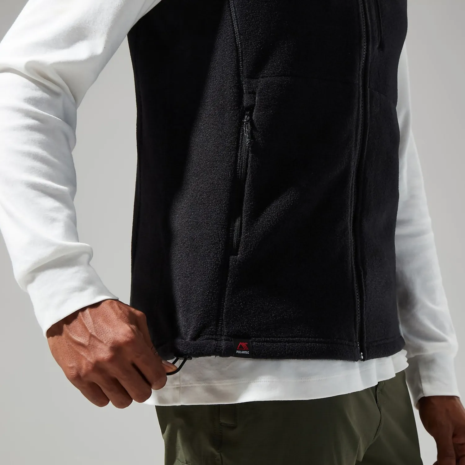 Berghaus Prism Polartec InterActive Weste für Herren - Schwarz-Herren Fleece | Westen