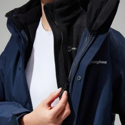 Berghaus Prism Polartec InterActive Jacken für Damen - Schwarz-Damen Fleece