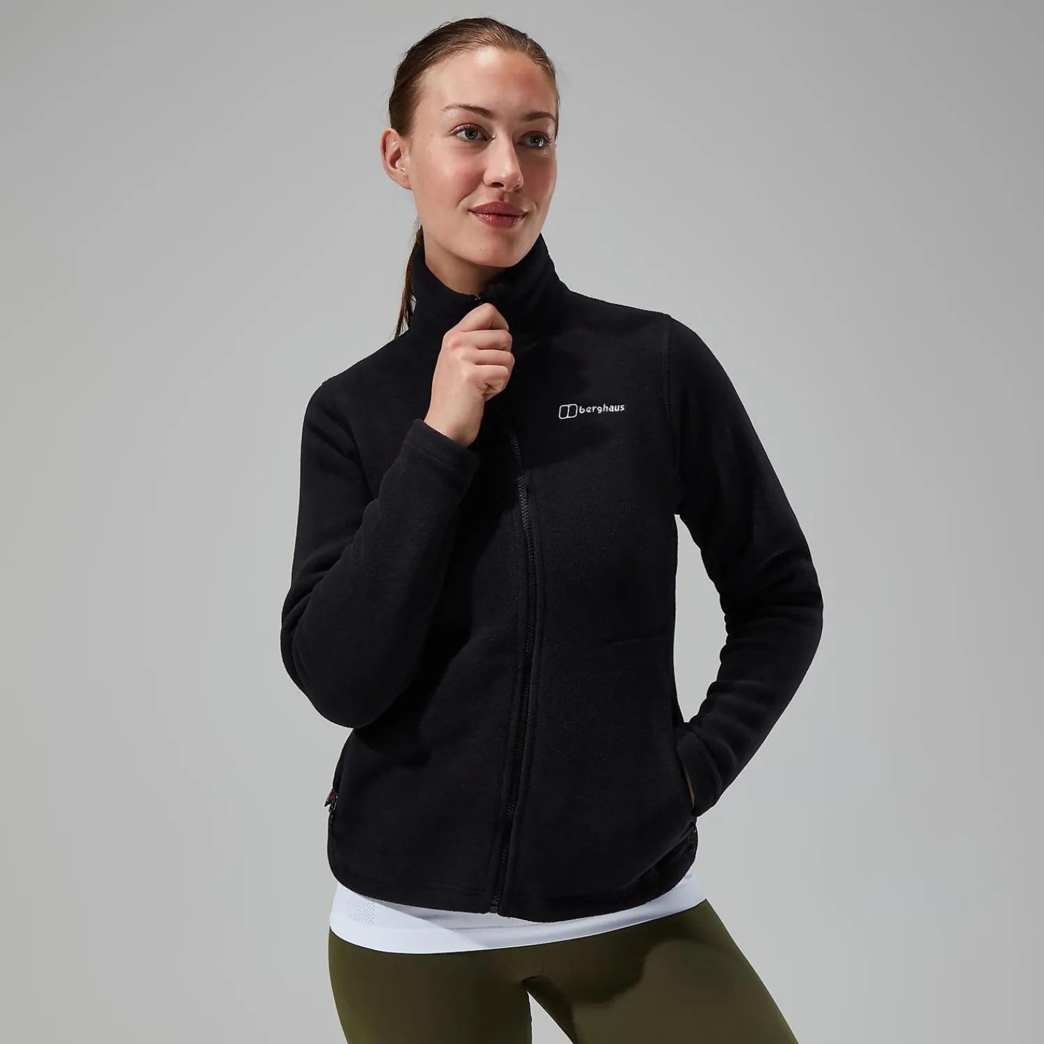 Berghaus Prism Polartec InterActive Jacken für Damen - Schwarz-Damen Fleece