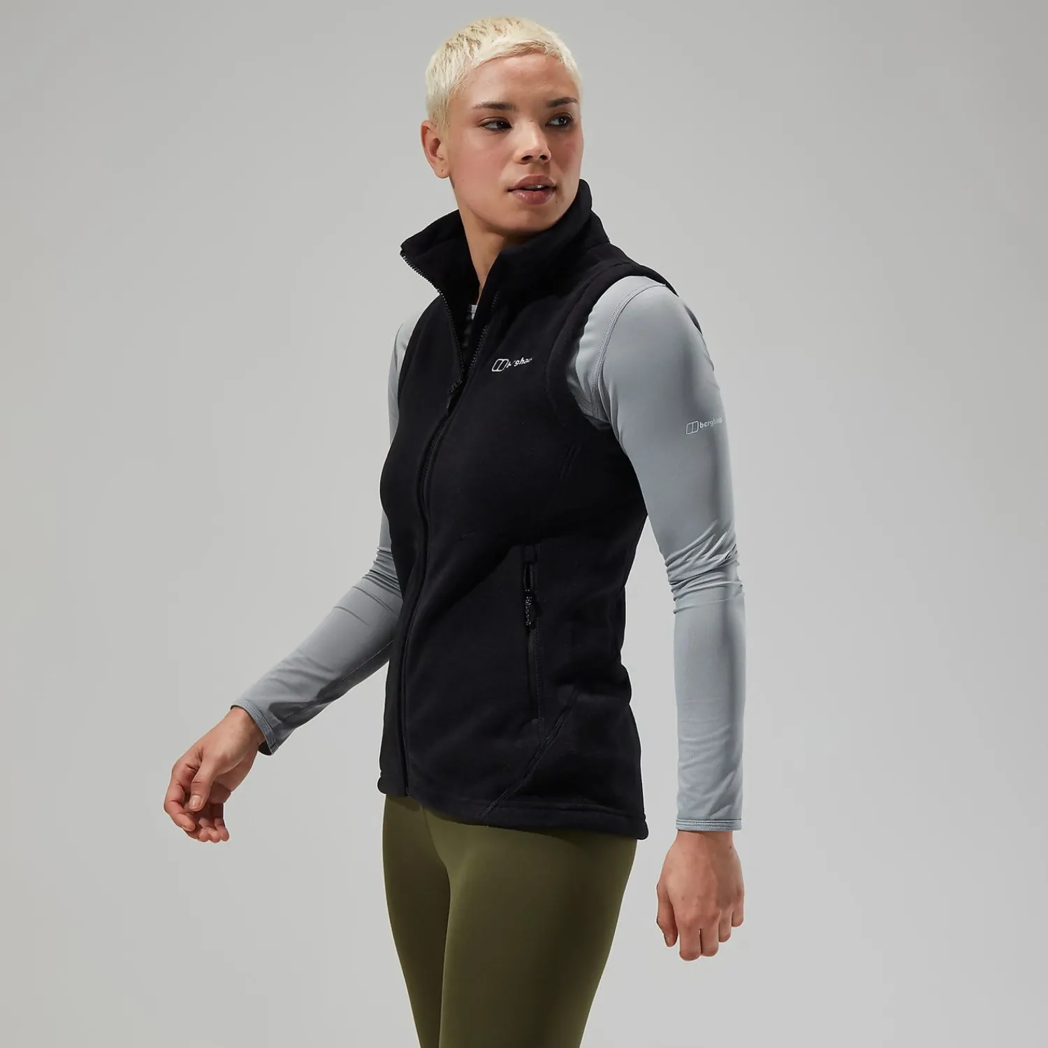 Berghaus Prism Polartec InterActive Weste für Damen - Schwarz-Damen Fleece | Westen
