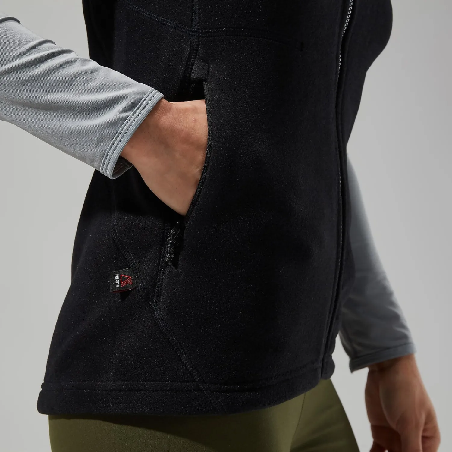 Berghaus Prism Polartec InterActive Weste für Damen - Schwarz-Damen Fleece | Westen