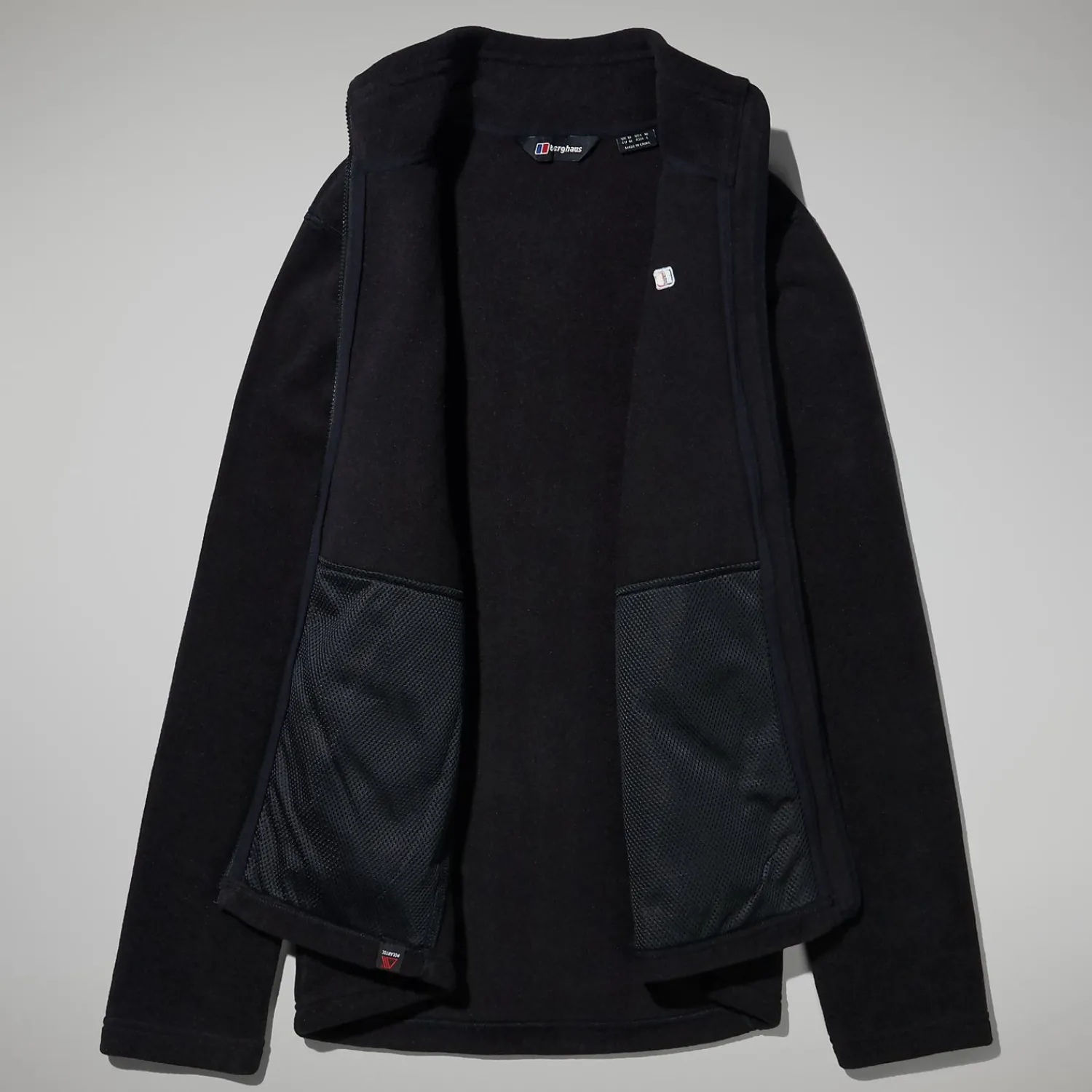 Berghaus Prism Polartec InterActive Jacken für Herren - Schwarz-Herren Fleece