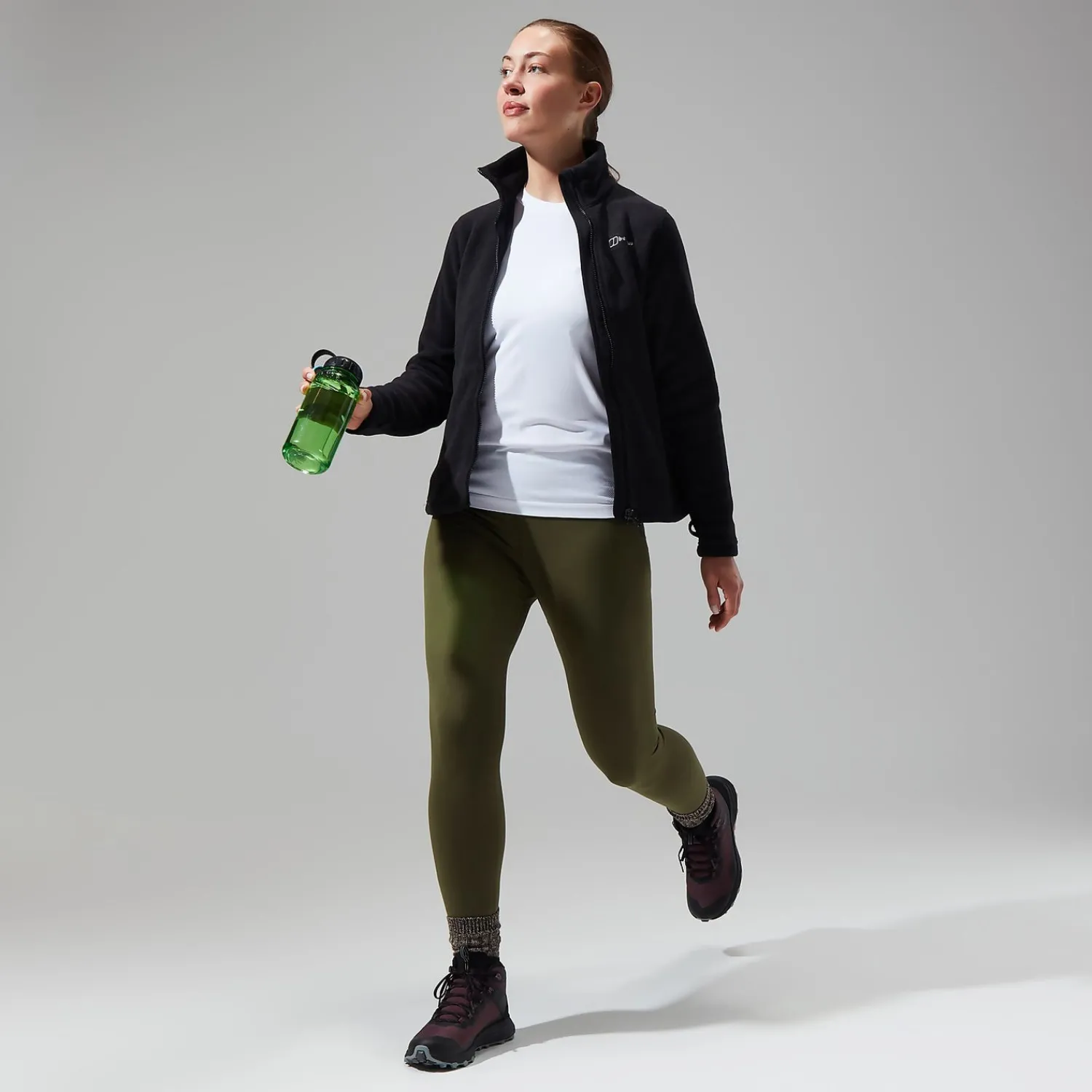 Berghaus Prism Polartec InterActive Jacken für Damen - Schwarz-Damen Fleece