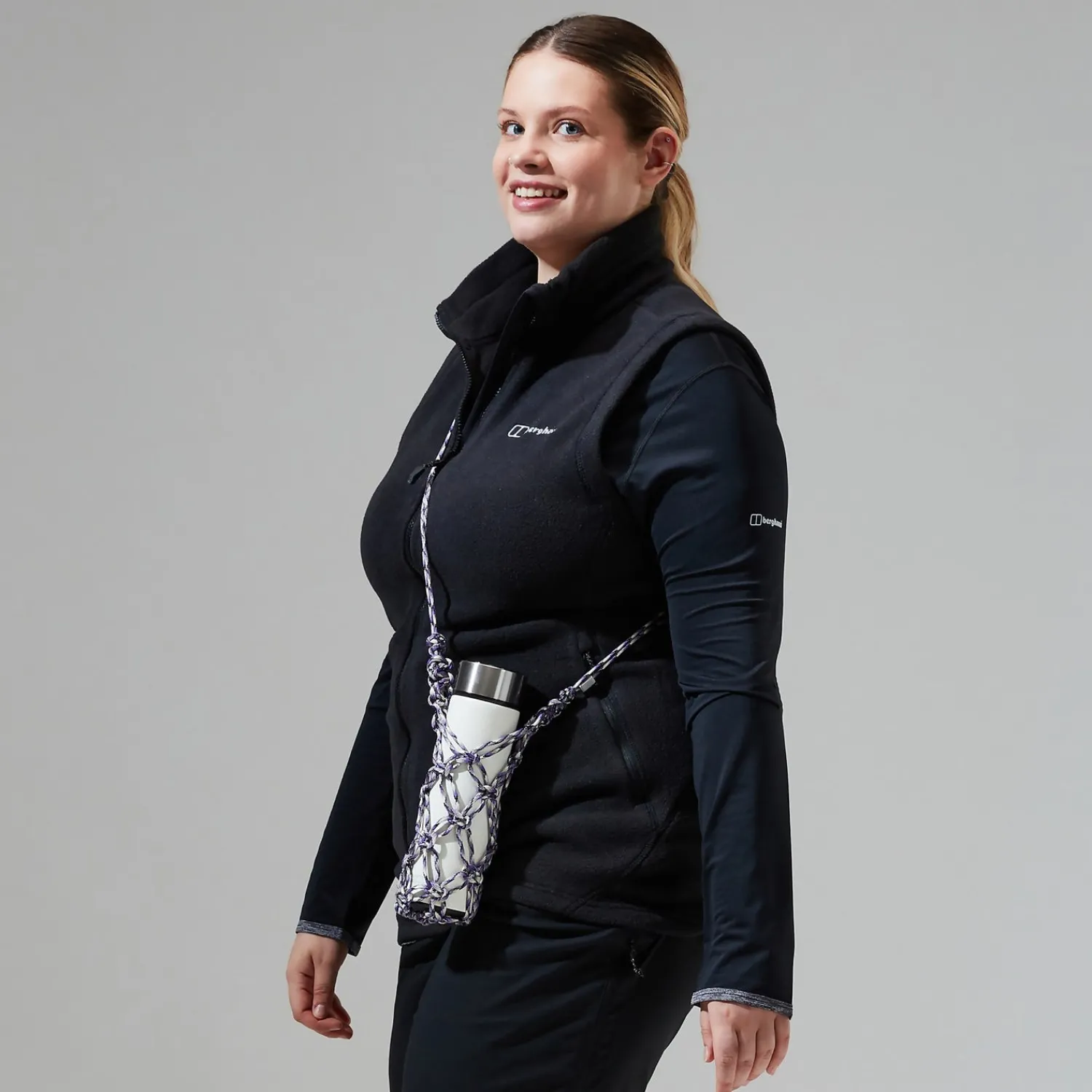 Berghaus Prism Polartec InterActive Weste für Damen - Schwarz-Damen Fleece | Westen