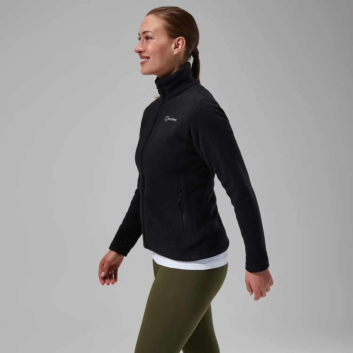 Berghaus Prism Polartec InterActive Jacken für Damen - Schwarz-Damen Fleece