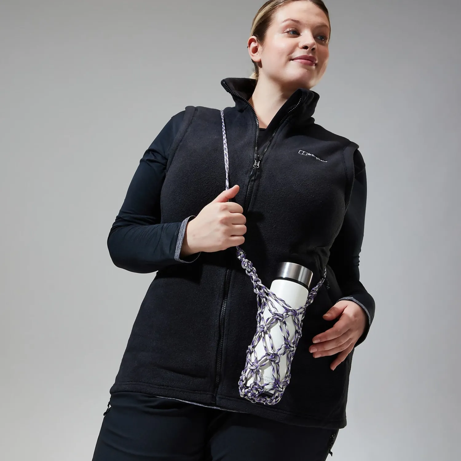 Berghaus Prism Polartec InterActive Weste für Damen - Schwarz-Damen Fleece | Westen
