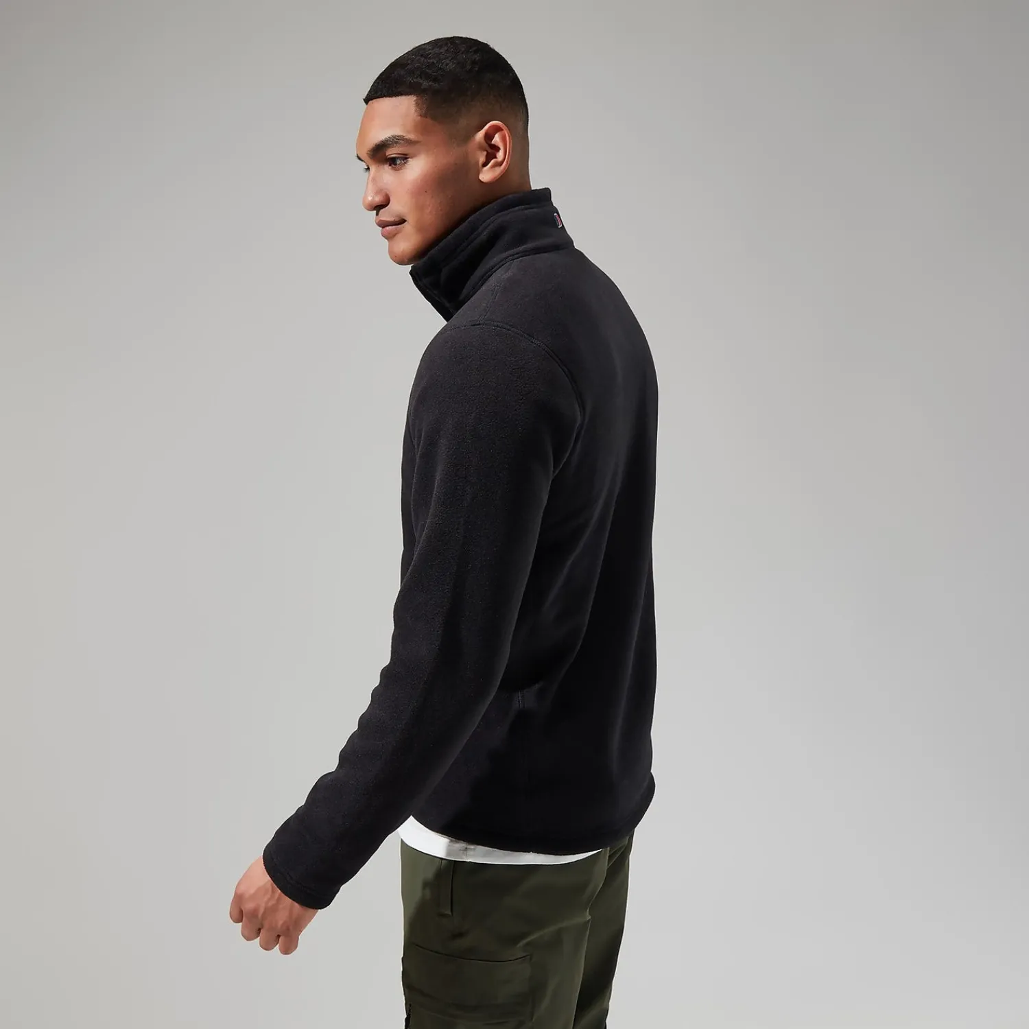 Berghaus Prism Polartec InterActive Jacken für Herren - Schwarz-Herren Fleece