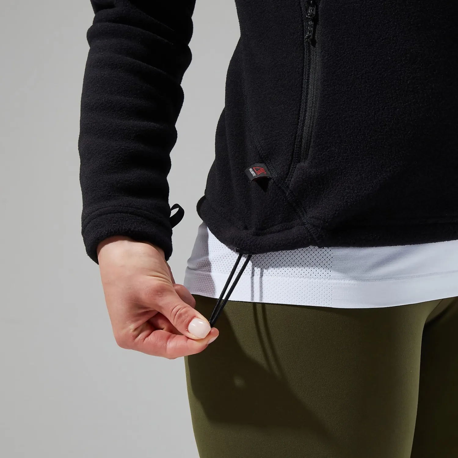 Berghaus Prism Polartec InterActive Jacken für Damen - Schwarz-Damen Fleece