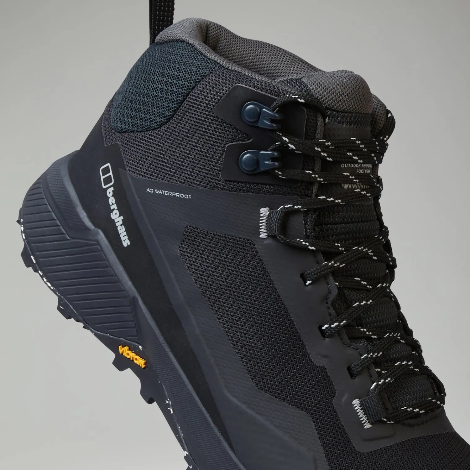 Berghaus Revolute Active Mid Herren-Schuh Grau/Schwarz-Herren Wanderschuhe