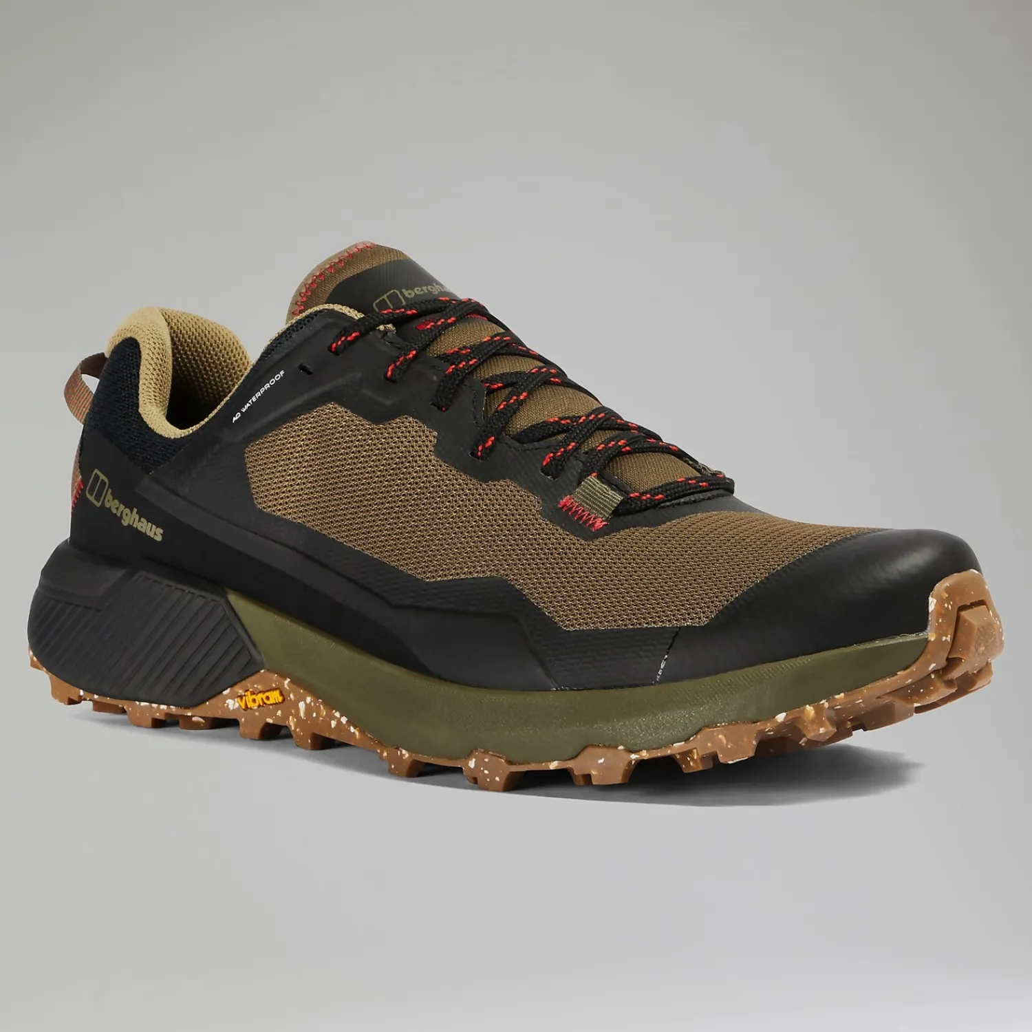 Berghaus Revolute Active Schuhe für Herren- Schwarz/Dunkelgrün-Herren Wanderschuhe