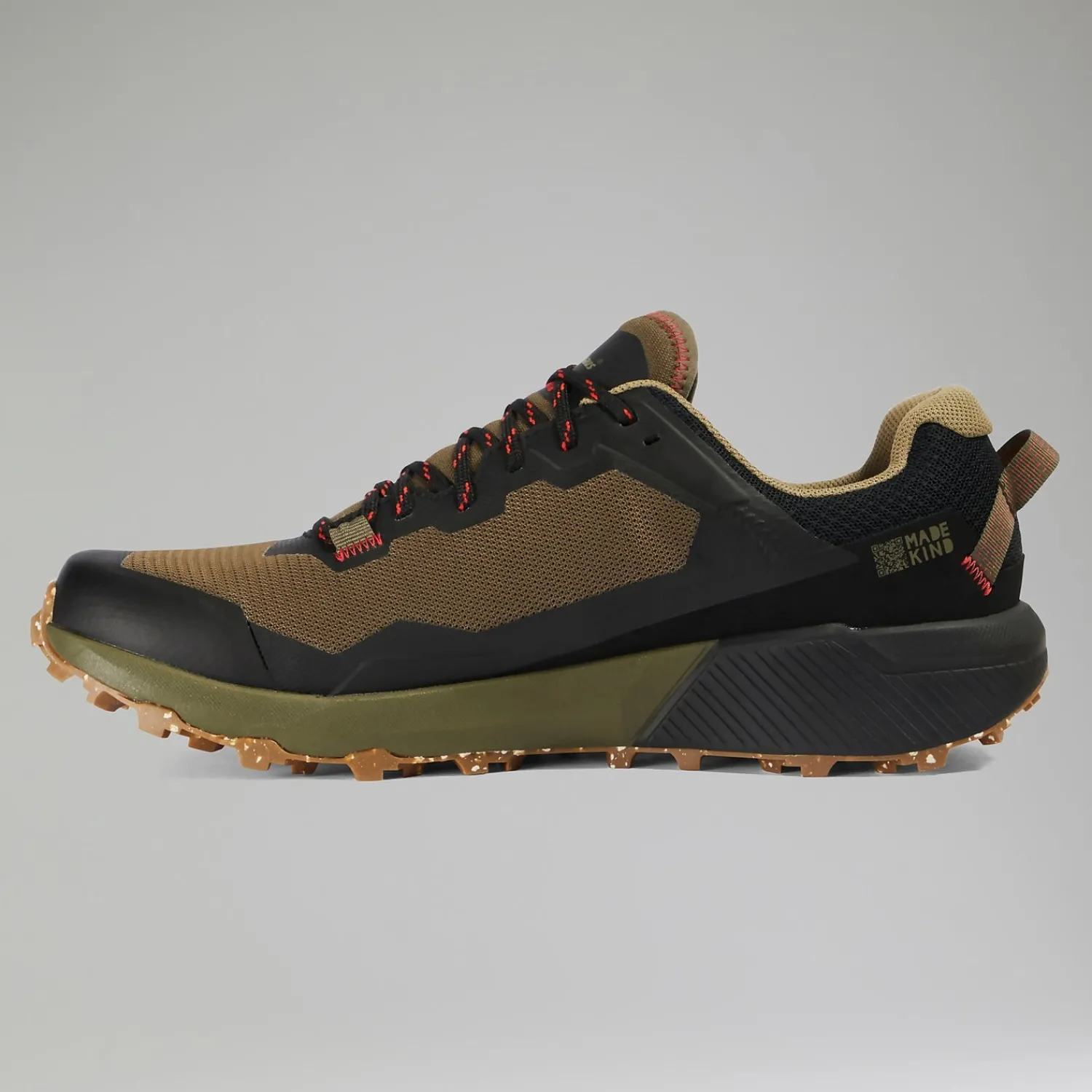 Berghaus Revolute Active Schuhe für Herren- Schwarz/Dunkelgrün-Herren Wanderschuhe