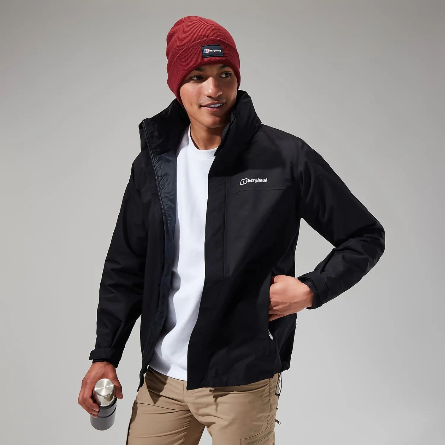 Berghaus RG Alpha 2.0 Jacken für Herren - Schwarz-Herren Wasserdicht