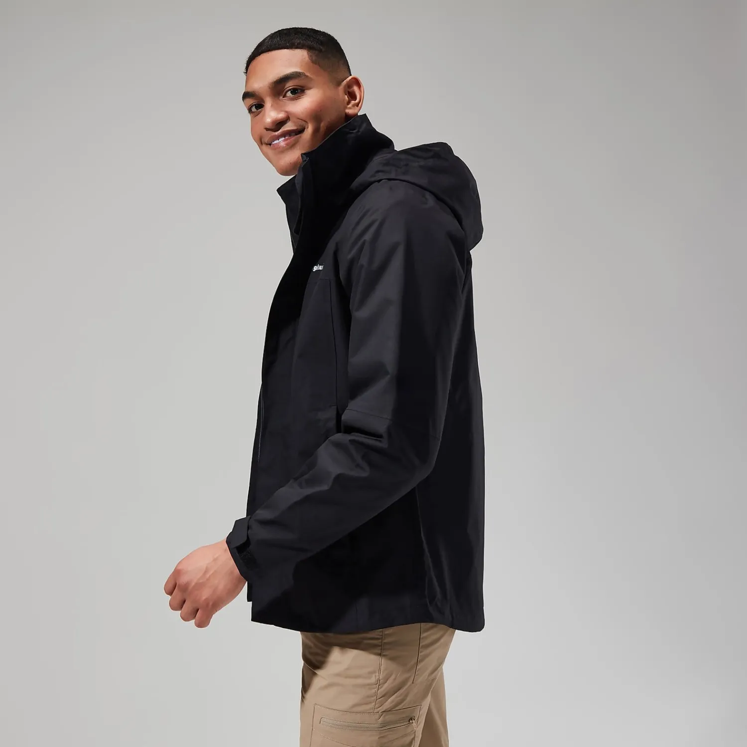 Berghaus RG Alpha 2.0 Jacken für Herren - Schwarz-Herren Wasserdicht