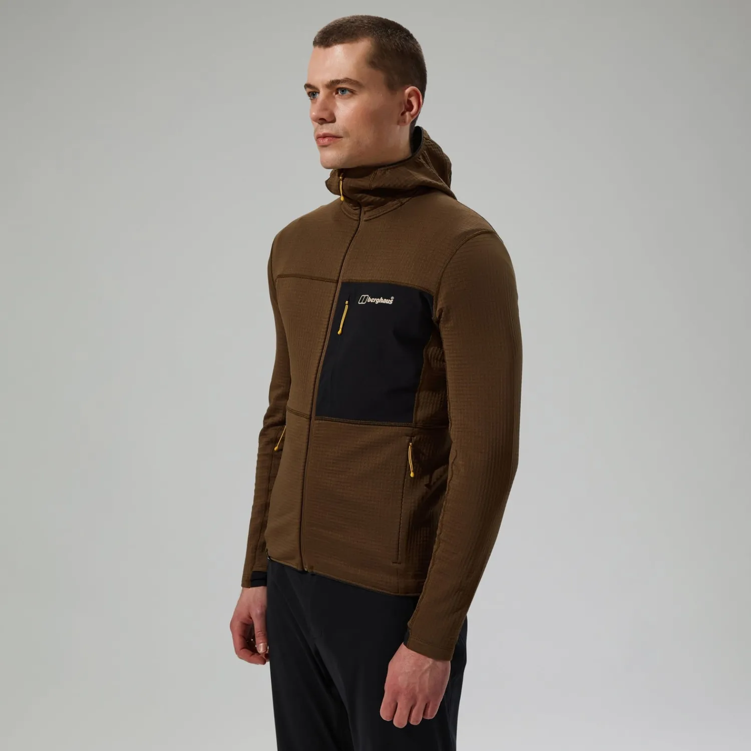 Berghaus Ridge-Hiker Kapuzenjacke für Herren - Braun/Schwarz-Herren Hoodies Und Sweatshirts