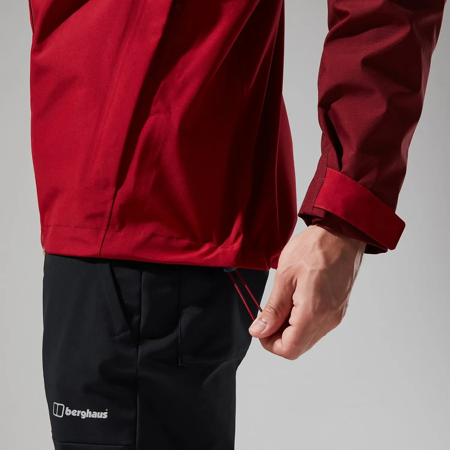 Berghaus Ridgemaster Jacke für Herren - Dunkelrot-Herren Wasserdicht