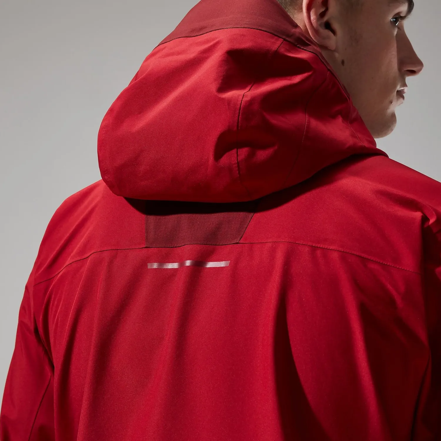 Berghaus Ridgemaster Jacke für Herren - Dunkelrot-Herren Wasserdicht