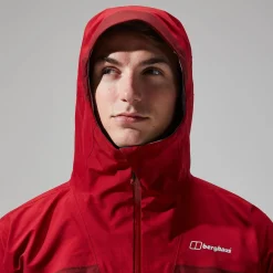 Berghaus Ridgemaster Jacke für Herren - Dunkelrot-Herren Wasserdicht