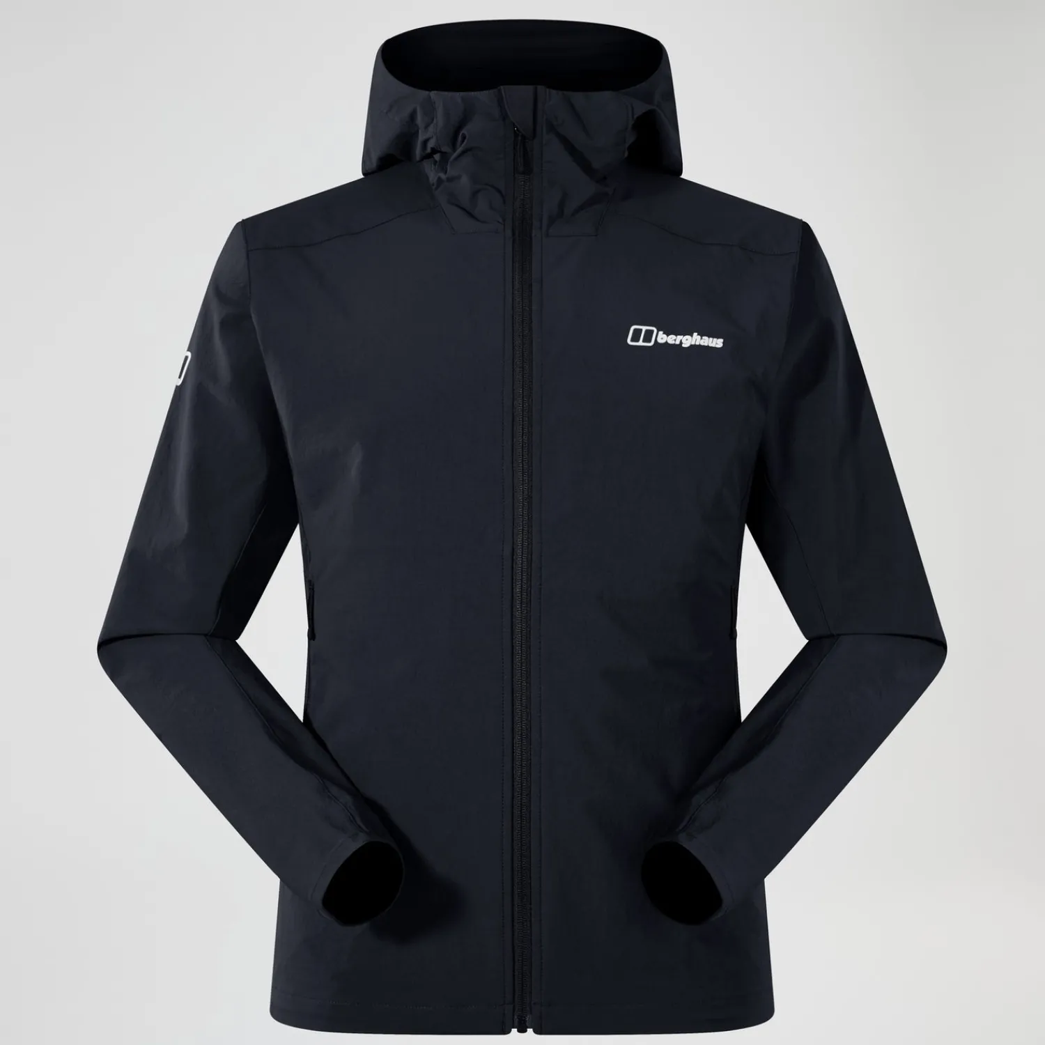 Berghaus Ridge-Roamer Lite Softshell Jacke für Herren - Schwarz-Herren Winddicht | Herren Leichte