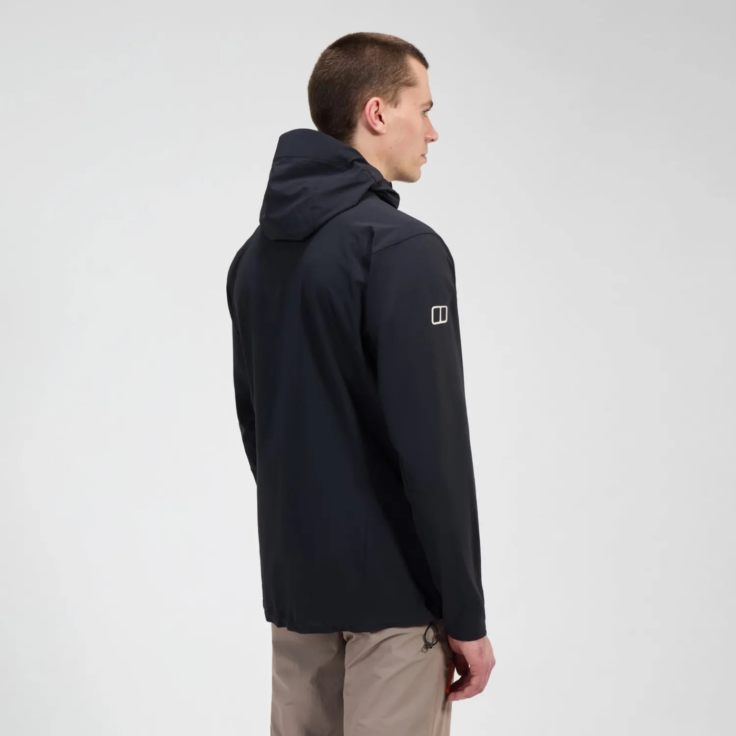 Berghaus Ridge-Roamer Lite Softshell Jacke für Herren - Schwarz-Herren Winddicht | Herren Leichte