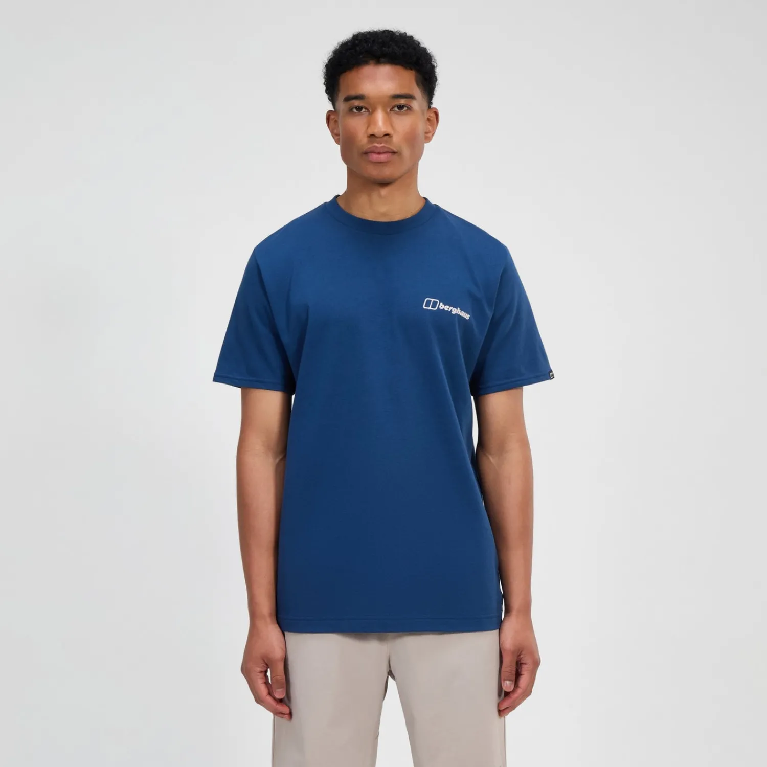 Berghaus Rolling Peaks Kurzarm Shirt für Herren - Blau-Herren T-shirts