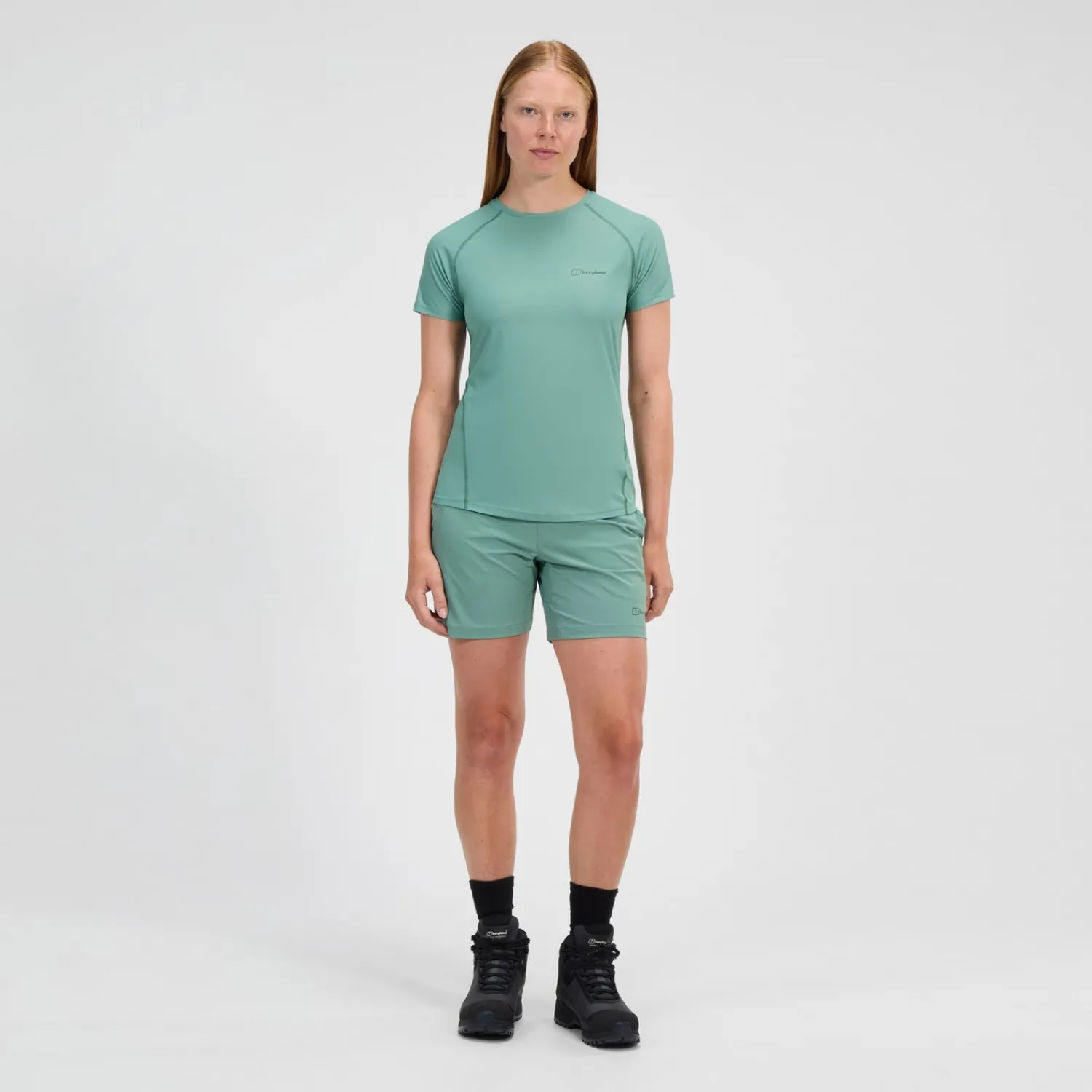 Berghaus 24/7 Short Sleeve Tech T-Shirt für Damen - Grün-Damen Baselayer