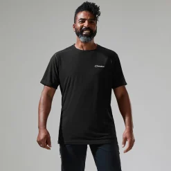 Berghaus 24/7 Short Sleeve Tech T-Shirt für Herren - Schwarz-Herren Baselayer