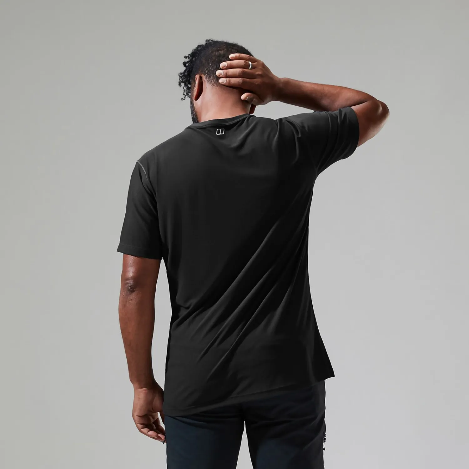 Berghaus 24/7 Short Sleeve Tech T-Shirt für Herren - Schwarz-Herren Baselayer