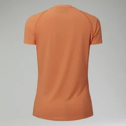 Berghaus 24/7 Short Sleeve Tech T-Shirt für Damen Orange-Damen T-shirts