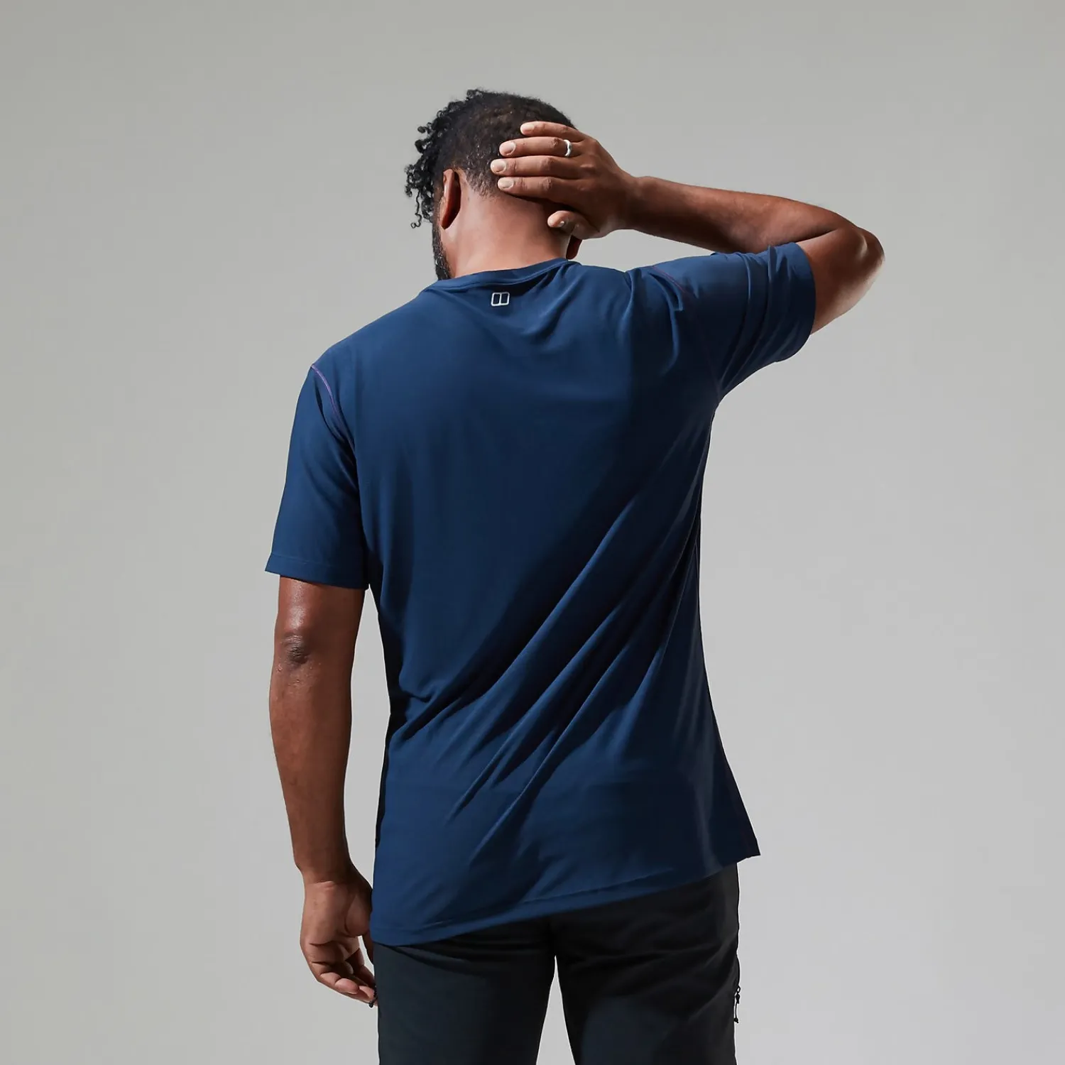 Berghaus 24/7 Short Sleeve Tech T-Shirt für Herren - Dunkelblau-Herren Baselayer