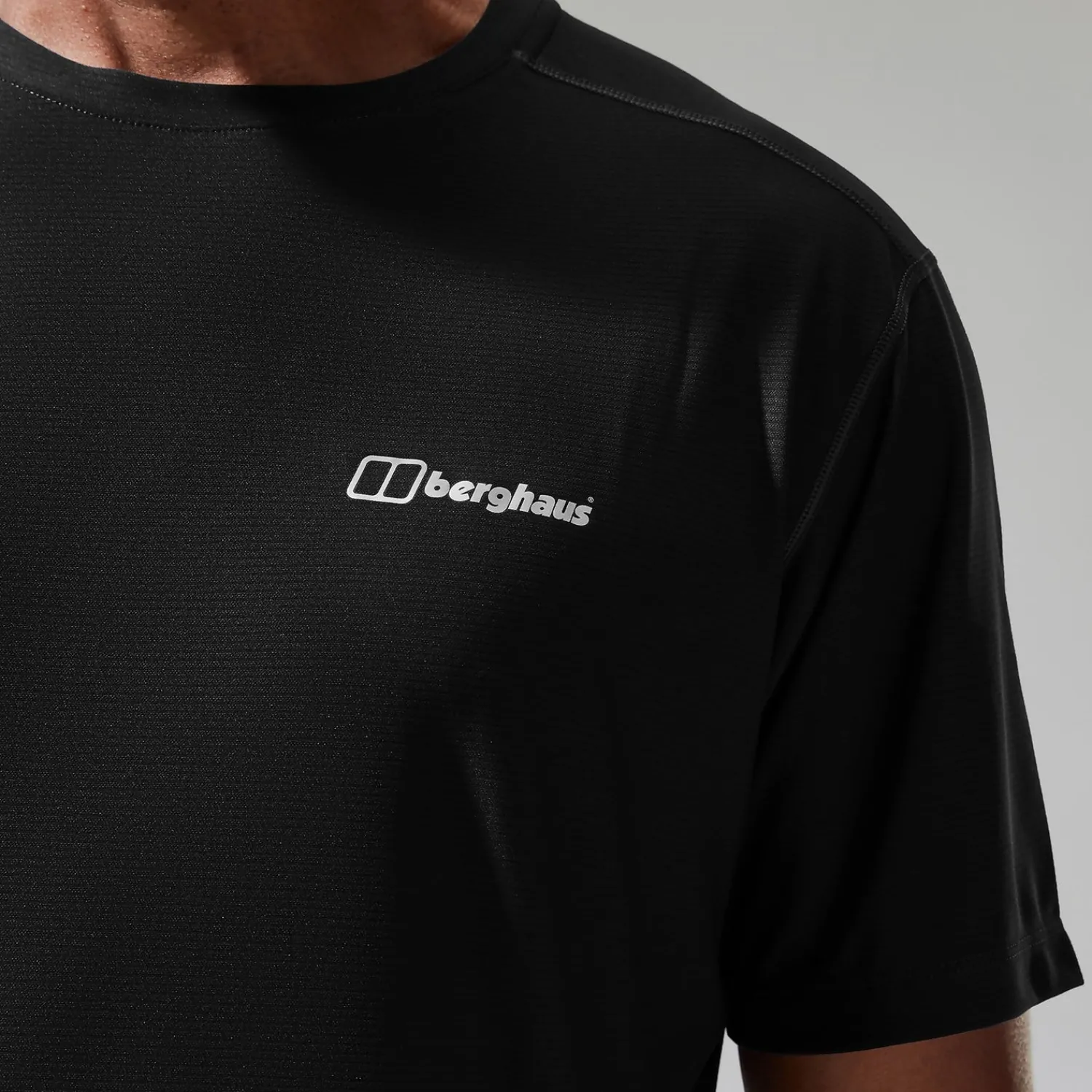 Berghaus 24/7 Short Sleeve Tech T-Shirt für Herren - Schwarz-Herren Baselayer