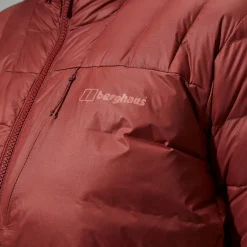 Berghaus Silksworth Daunenjacke mit Kapuze für Damen - Rot-Damen Isolierend