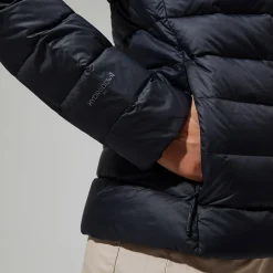 Berghaus Silksworth Daunenjacke mit Kapuze für Damen - Schwarz-Damen Isolierend