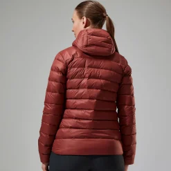 Berghaus Silksworth Daunenjacke mit Kapuze für Damen - Rot-Damen Isolierend