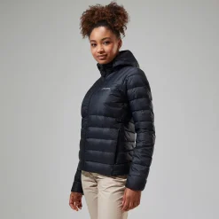 Berghaus Silksworth Daunenjacke mit Kapuze für Damen - Schwarz-Damen Isolierend