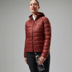 Berghaus Silksworth Daunenjacke mit Kapuze für Damen - Rot-Damen Isolierend